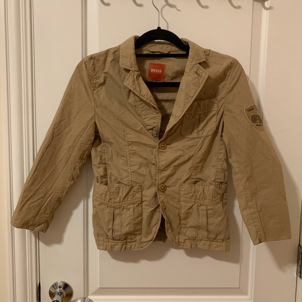 Hugo Boss Tan Brown Safari Camp Desert Jacket